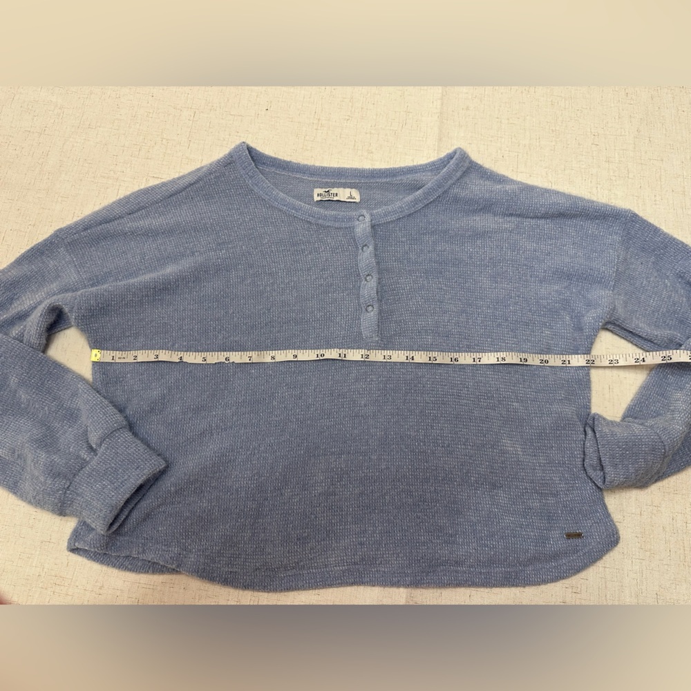 Hollister Light Blue Knit Top - Picture 7 of 11